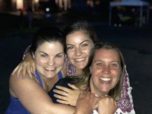 Megan with Friends